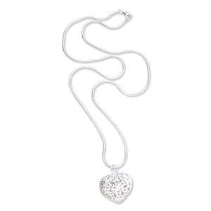  Sterling silver heart necklace, Bali Romance Jewelry