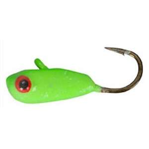 Lindy Bug Jigs Size 12 (LBL12); Color Chart. Green Glow/Green (29 