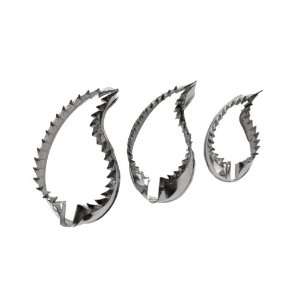  Wide Curved Leaf Cutters, Set of 3, Made of Heavy Duty 