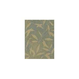  Silk Look Leaves Teal and Gold Wallpaper in Habitat 2 
