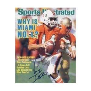  Vinny Testaverde Autographed/Hand Signed Sports 
