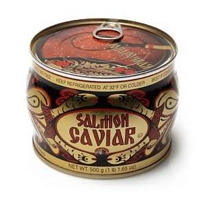 Red Caviar Salmon Russian Traditional Style Podarochnaya 500 g; 17.7 