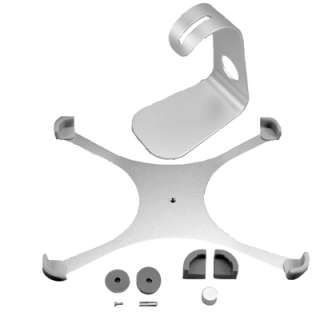 Aluminum 360° Rotatable Desktop Holder Stand for iPad 2  