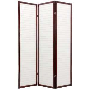   Furniture Matchstick w/Rice Paper Room Divider Rosewood, Rosewood