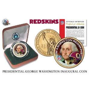   Redskins NFL US Mint Presidential Dollar Coin 