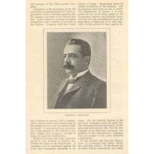   1903 George Cortelyou Secretary of Commerce Labor 
