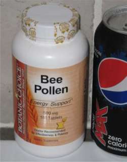 Bee Pollen (180 tablets) Energy, Endurance, Stress, Allergies 