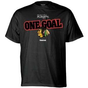   NHL Western Conference Champions Black One Goal T shirt (XX Large