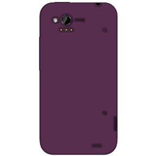 Amzer Purple Silicone Jelly Skin Fit Cover Case for HTC Rhyme   Retail 