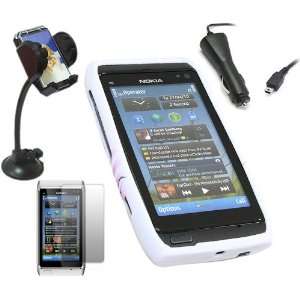   Charger, In Car Suction Windscreen Holder For Nokia N8 Electronics