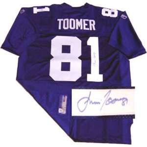  Amani Toomer New York Giants Autographed Authentic Reebok 