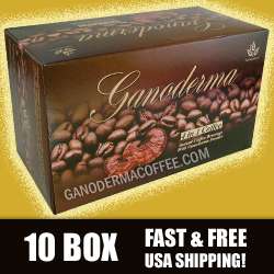 Ganoderma 4 in1 Healthy Gano Coffee w/ creamer   10 box (200 ct 