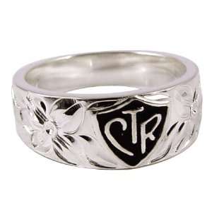  Sterling Silver Hawaiian Traditional CTR Ring Jewelry