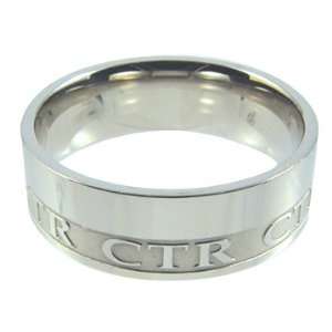  Stainless Steel Intrigue CTR Ring Jewelry