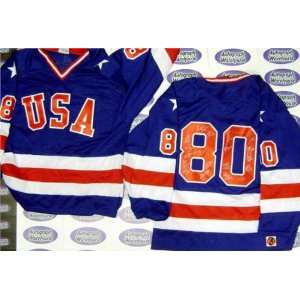  1980 Miracle on Ice Olympic Hockey Team autographed Jersey 