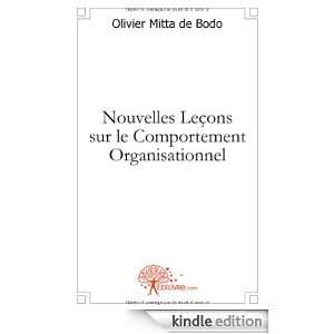 Nouvelles Lecons Sur le Comportement Organisationnel Olivier Mitta de 