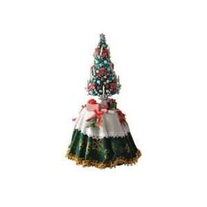  Miniature Green Christmas Tree Table sold at Miniatures 
