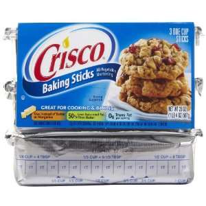 Crisco All Vegetable Shortening Sticks 20 OZ  Grocery 