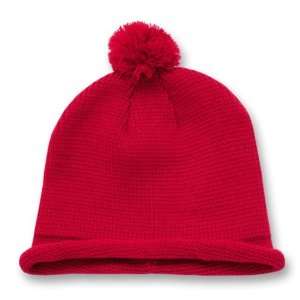  RED ROLL UP SHORT BEANIE SKI CAP CAPS HAT HATS TOQUE 