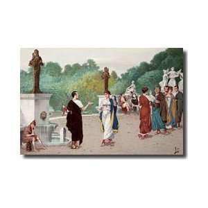   Consort In Luculluss Gardens Confiscated By Messalina Giclee Print