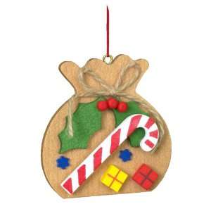  Ulbricht Santas Sack with Candy Cane and Mistletoe 
