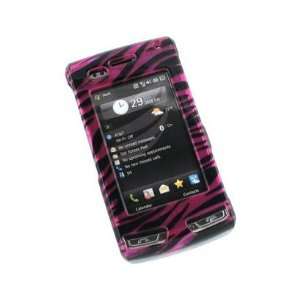   Phone Cover Case Black and Plum Zebra For LG Incite CT810 Cell Phones