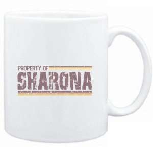  Mug White  Property of Sharona   Vintage  Female Names 