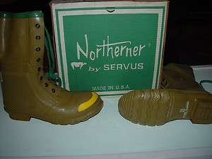 NOTHERNER by SERVUS FULL LACE PAC BOOT STEEL TOE  STEELSHANK. MADE IN 