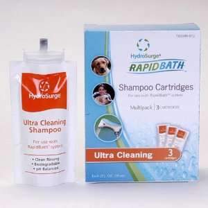  HydroSurge RapidBath Shampoo Ultra Cleaning 3 pack Pet 