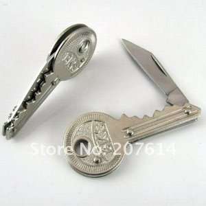   lot stainless steel key shape pocket knife edc knife