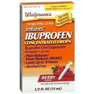   Infants Ibuprofen Concentrated Drops, .5 oz 