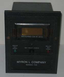 Myron L Company Series 750 Resistivity Meter Model # 753 1   Excellent 