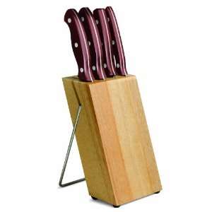   Cabernet Paperstone Handle, Block and Stand (Red)