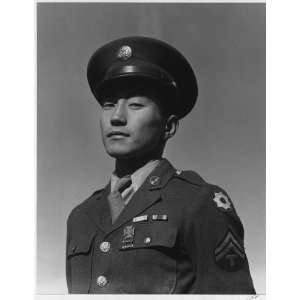 Corporal Jimmy Shohara / photograph by Ansel Adams. 