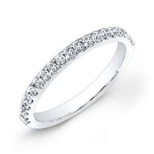  14k White Gold 1/3ct White Diamond Band Size 6 Jewelry