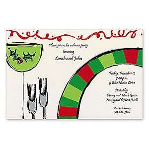    Place Setting Invitation Corporate Holiday