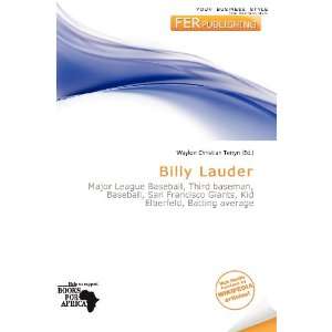    Billy Lauder (9786136633749) Waylon Christian Terryn Books