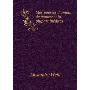    La Plupart InÃ©dites (French Edition) Alexandre Weill Books