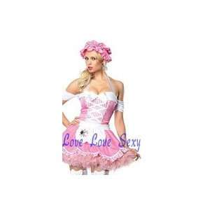 pink sexy Role Play sexy Maid costumes cosplay clothes 