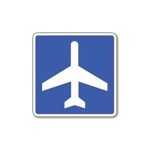  Air Transportation Symbol Sign   8x8