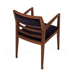  Krug Spence 1401, Contemporary Guest Side Reception Wood Arm Chair 