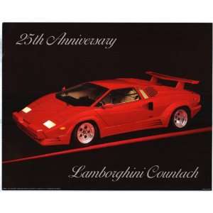  25th Anniversary Lamborghini Countach   Photography Poster 