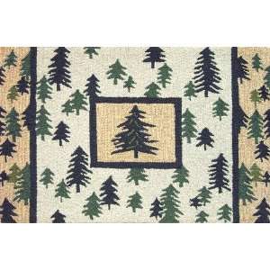  Pine Forest Country Area Rug