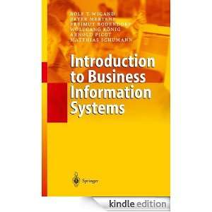 Introduction to Business Information Systems Rolf T. Wigand, Peter 