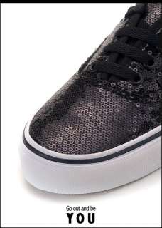 BN VANS Authentic (Glitter Dots) Blk/TrWht Unisex Shoes #V82C  