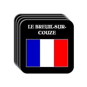  France   LE BREUIL SUR COUZE Set of 4 Mini Mousepad 