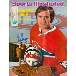 Ken Dryden Autographed Sports Illustrated Magazine (Montreal Canadiens 