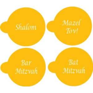   Decorating Stencil Jewish Greetings, Letters for 2