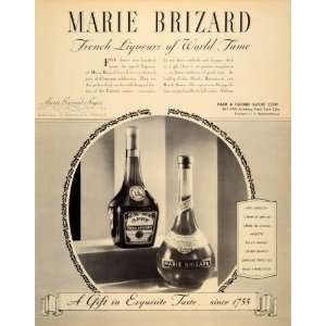  Ad Park Tilford Marie Brizard Apry Menthe Liqueur   Original Print Ad