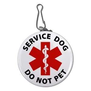  Creative Clam Service Dog Do Not Pet Red Medical Alert 